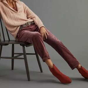 Anthropologie • Blush Corduroy Pants